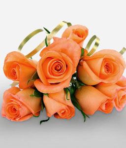Orange Beauty <Br><span>8 Orange Roses</span>