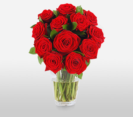Dozen Red Rose Gift Wrap