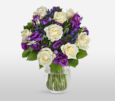 Avalanche Roses And Lisianthus