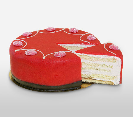 Romantic Raspberry Cake
