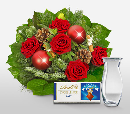 Fröhliche Weihnacht <br><span>Free Vase & Chocolate </span>