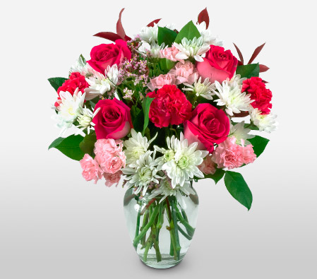 Pink Elegance <span>Rose & Carnations</span>