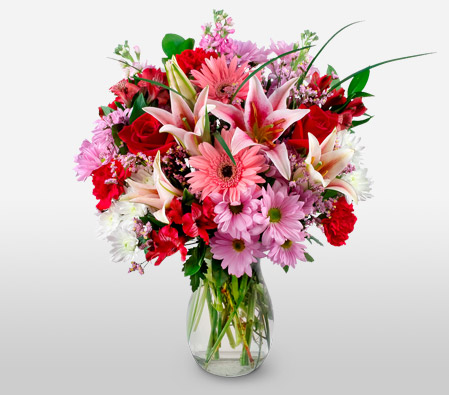Floral Delight - Mixed Flowers Bouquet