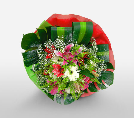 Sparkler <Br><span>Mixed Flowers Bouquet</span>
