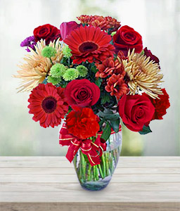 Anniversary Flowers <Br><span>Mixed Bouquet - Sale 30% Off</span>
