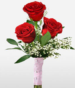 Elegant Romance<Br><span>Luxurious Red Rose Bouquet</span>