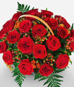 Rose Basket <span>24 Roses </span>