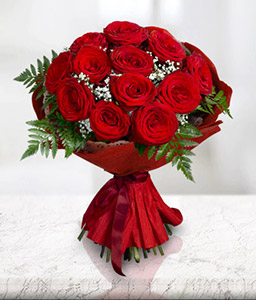 1 Dozen Red Roses <Br> <Font Color=Red>Sale $10 Off!</Font>