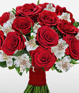 Red Romantic <Br><span>One Dozen Roses</span>