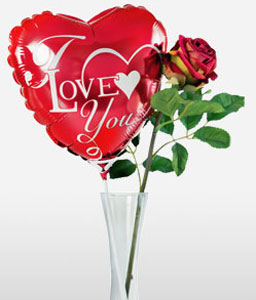 Precious Love <span>Silk Rose + Balloon + Chocolates</span>