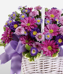 Fresh Flowers Basket