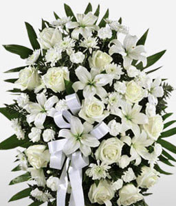 Standing Funeral Flower Arrangement