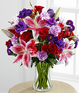 Stunning Mixed Flowers in Vase