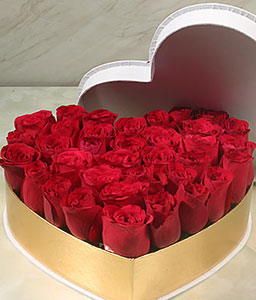 Eternal Red Roses in a box