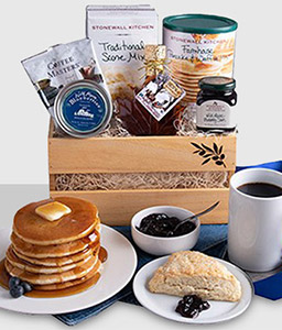 Rustic Bed & Breakfast Gift Basket