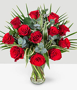 Truly Passionate - 12 Red Roses