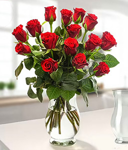 Vday Bunch - 15 Red Roses