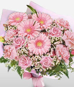 Mixed Flowers in Pink - Sale $5 Off