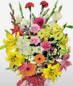 Joyful Day - Seasonal Flowers Bouquet