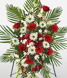 Sincere Condolences Floral Spray