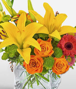 Imaginary <Br><span>Mixed Bright Flowers - Complimentary Vase</span>
