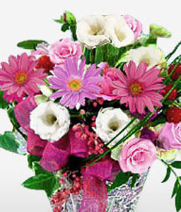 Floral Regards <Br><span>Mixed Flowers Basket</span>