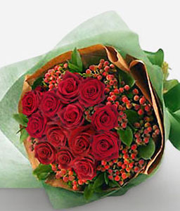 Crimson Valentine Roses