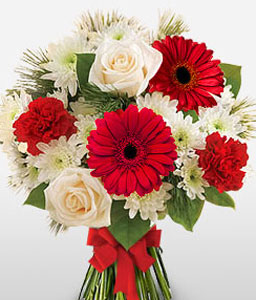 Sparkling Celebration  <span>Mixed Flower Bouquet</span> 