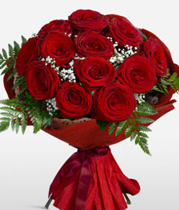 Sumptuous Elegance <Br><Font Color=Red>Dozen Red Roses - Sale $15 Off</Font>