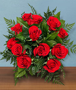 Sparkling Rubies <Br><span>12 Red Roses + 6 Free</span>
