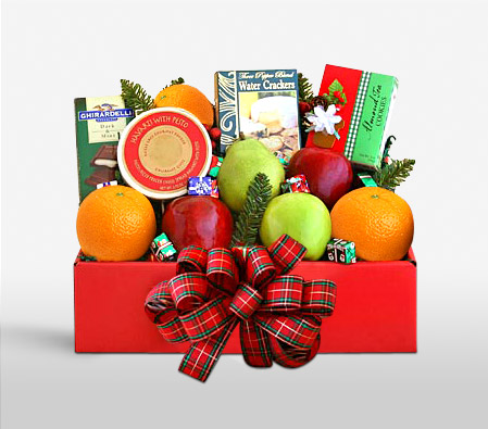 Festive Fruitbox-Fruit,Gourmet,Hamper