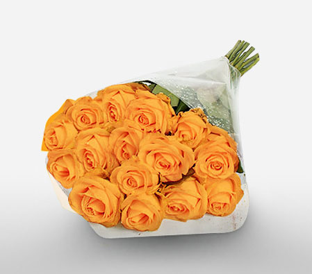 Citrus Blast-Orange,Rose,Bouquet