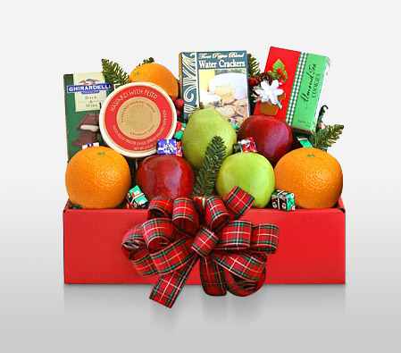 Festive Fruitbox-Fruit,Gourmet,Basket,Hamper