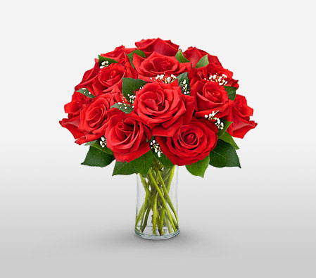 Full Of Love - VDay Arrangement-Red,Rose,Arrangement
