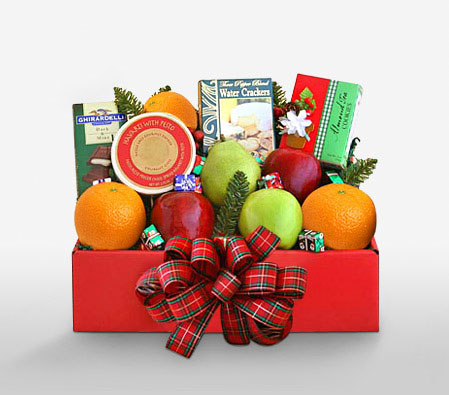 Festive Fruitbox-Fruit,Gourmet,Basket,Hamper