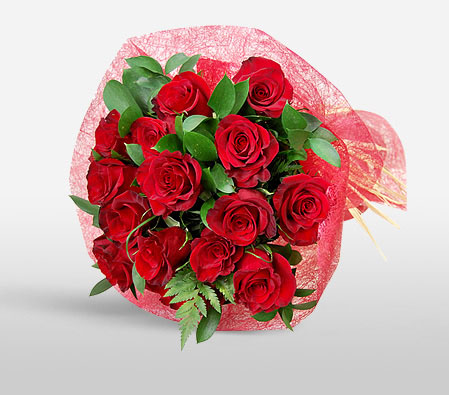 Dazzling Love-Red,Rose,Bouquet