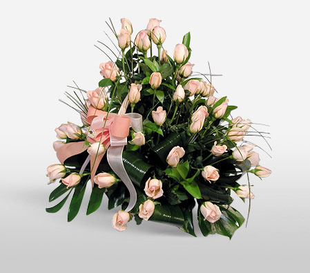 Expression Of Love-Peach,Rose,Bouquet