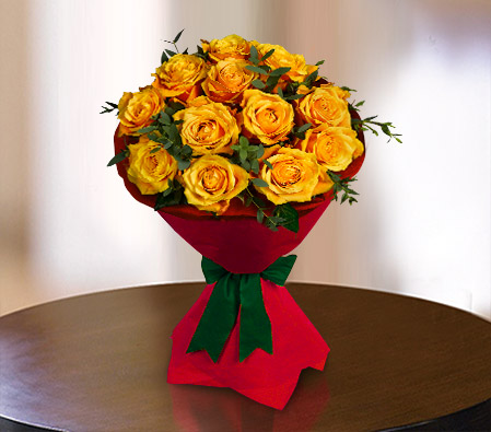 Magnificent Orange-Orange,Rose,Bouquet