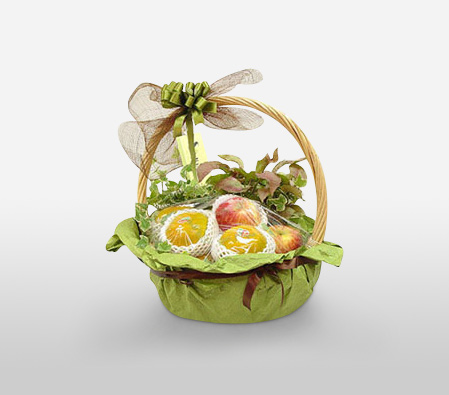 Tropical Fruit Basket-Fruit,Gourmet,Basket,Hamper