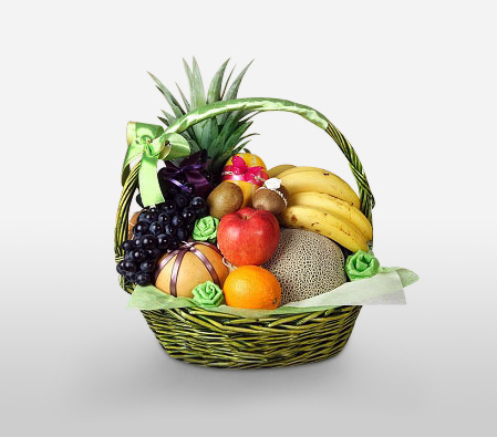 Supreme Fruit Basket-Fruit,Gourmet,Basket,Hamper