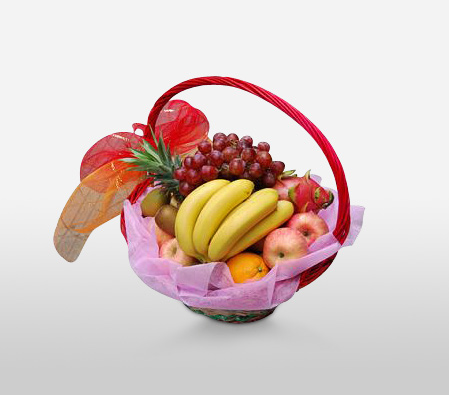 Classic Fruit Basket-Fruit,Gourmet,Basket,Hamper