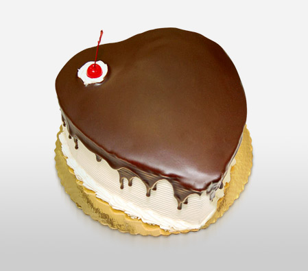 Eggless Cake - 35oz/1kg-Chocolate,Gourmet,Cakes