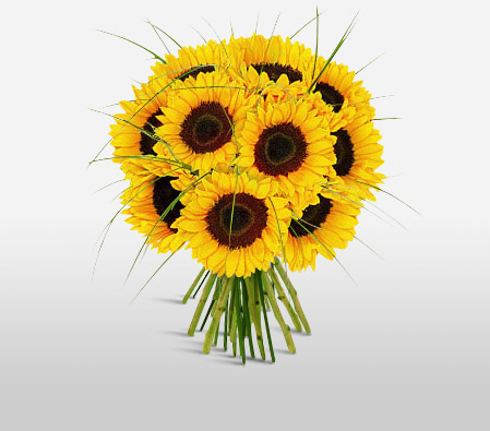 Sunshiny Days-Yellow,SunFlower,Bouquet