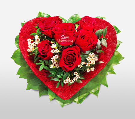 Sparkling Roses <Br><span>Red & White Rose Bouquet</span>