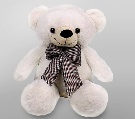 Cuddly Teddy 60cms-White,Teddy Bear,Soft Toys