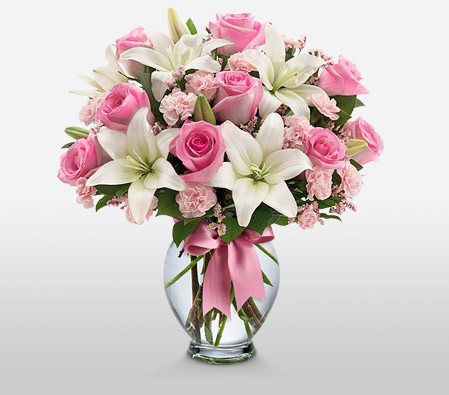Rose And Lily Bouquet