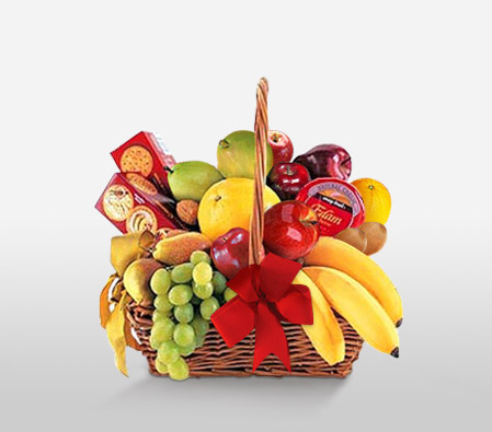 Say Cheese-Fruit,Gourmet,Basket,Hamper