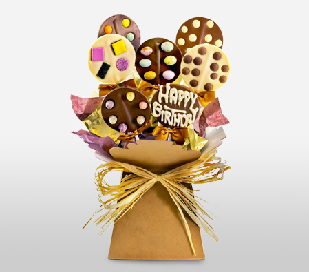 Birthday Celebration Choc Pops-Chocolates,Pops,Birthday,Hampers,Gifts