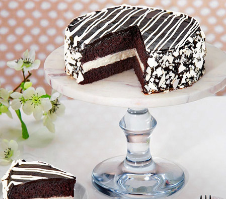 Black and White Mousse Cake - 35oz/1kg