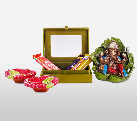 Diwali Box - Ganesha Idol & Chocolates